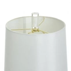 20 in. Antique Gold Table Lamp with Heavy White Hardback Fabric Shade by StyleCraft -StyleCraft Shop antique gold stylecraft table lamps l25900cds 44 1000