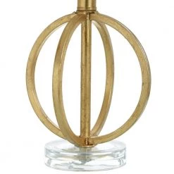 20 in. Antique Gold Table Lamp with Heavy White Hardback Fabric Shade by StyleCraft -StyleCraft Shop antique gold stylecraft table lamps l25900cds 4f 1000