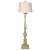 65 in. Distressed Off White Floor Lamp with Oatmeal Hardback Fabric Shade by StyleCraft -StyleCraft Shop avignon beige w antique distressing stylecraft floor lamps l72020ds 64 1000