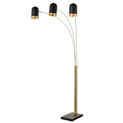 Rosalind 86.5 in. Black, Gold Lamp by StyleCraft