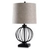 Audrey 27.5 in. Black Bedside Lamp by StyleCraft -StyleCraft Shop black stylecraft table lamps tl38458slds 64 1000