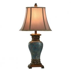 StyleCraft Shop -StyleCraft Shop blue brown bronze gold stylecraft table lamps l31354bds c3 1000