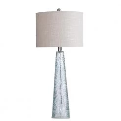 29.5 in. Blue Table Lamp with Beige Hardback Fabric Shade by StyleCraft -StyleCraft Shop blue stylecraft table lamps l32003fds c3 1000