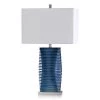 Thame 31.5 in. Blue Table Lamp with Steel Base by StyleCraft -StyleCraft Shop blue stylecraft table lamps l330521ds 64 1000