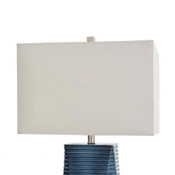 Thame 31.5 in. Blue Table Lamp with Steel Base by StyleCraft -StyleCraft Shop blue stylecraft table lamps l330521ds c3 1000