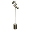 63 in. Brass Steel Floor Lamp with Brushed Steel Metal Shade by StyleCraft -StyleCraft Shop brass steel stylecraft floor lamps l72948ds 64 1000