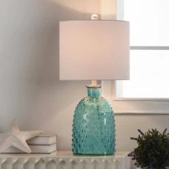 Textured 24 in. Bright Blue Bedside Lamp by StyleCraft -StyleCraft Shop bright blue stylecraft table lamps l10161bds 31 1000