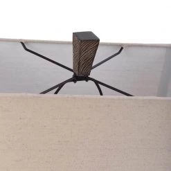 32 in. Bronze and Brown Lamp Body Base Indoor Table Lamp with Fabric Shade by StyleCraft -StyleCraft Shop bronze and brown lamp body base stylecraft table lamps l330645ds 1f 1000