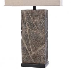 32 in. Bronze and Brown Lamp Body Base Indoor Table Lamp with Fabric Shade by StyleCraft -StyleCraft Shop bronze and brown lamp body base stylecraft table lamps l330645ds 4f 1000