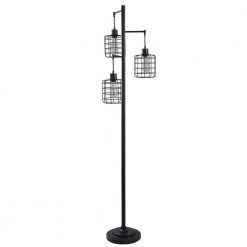 Geo 71 in. Bronze Floor Lamp by StyleCraft