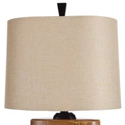 Reactive Glaze 31.5 in. Burnt Red Orange and Neutral Reactive Glazed Ceramic Bedside Lamp by StyleCraft -StyleCraft Shop burnt red orange and neutral reactive glazed ceramic stylecraft table lamps l31423ds 1f 1000