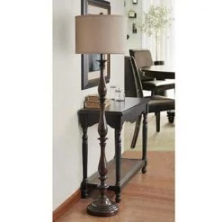 61 in. Charlton Bronze Floor Lamp with Taupe Hardback Silk Shade by StyleCraft -StyleCraft Shop charlton bronze stylecraft floor lamps l71520ds 31 1000