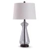 Allen 32 in. Clear Seeded Glass and Oil Rubbed Bronze Table Lamp by StyleCraft