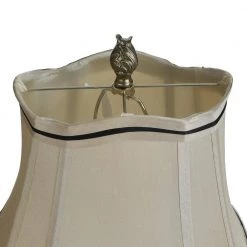 30 in. Comono Silver Table Lamp with Ivory Fabric Shade by StyleCraft -StyleCraft Shop comono silver stylecraft table lamps l3 1098ds fa 1000