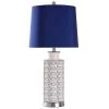 Link 26.75 in. Cream, Blue, Brushed Nickel Table Lamp by StyleCraft 2 Link 26.75 in. Cream, Blue, Brushed Nickel Table Lamp by StyleCraft -StyleCraft Shop cream blue brushed nickel stylecraft table lamps l314929cds 64 1000