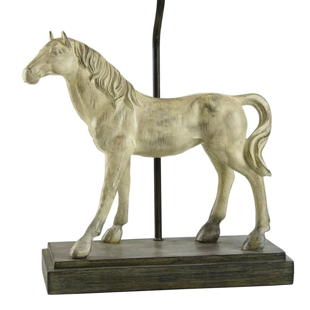 31 in. Dapple Gray Table Lamp with Natural Linen Softback Fabric Shade by StyleCraft 5 31 in. Dapple Gray Table Lamp with Natural Linen Softback Fabric Shade by StyleCraft - Image 3