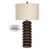 Table Lamp 35 in. Dark Teak Table Lamp by StyleCraft