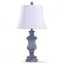 Tao's 30.5 in. Denim Blue Table Lamp by StyleCraft
