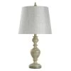 25 in. Distressed Gray/Cream Table Lamp with Gray/Cream Hardback Fabric Shade by StyleCraft 1 25 in. Distressed Gray/Cream Table Lamp with Gray/Cream Hardback Fabric Shade by StyleCraft -StyleCraft Shop distressed gray cream stylecraft table lamps l27726ds 64 1000