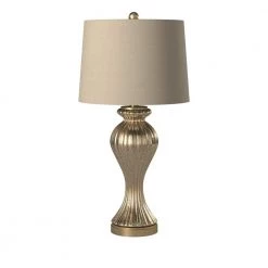 32 in. Glimmer Bronze Table Lamp with Beige Hardback Fabric Shade by StyleCraft 10 32 in. Glimmer Bronze Table Lamp with Beige Hardback Fabric Shade by StyleCraft -StyleCraft Shop glimmer bronze stylecraft table lamps l312249ds 1f 1000