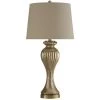 32 in. Glimmer Bronze Table Lamp with Beige Hardback Fabric Shade by StyleCraft -StyleCraft Shop glimmer bronze stylecraft table lamps l312249ds 64 1000