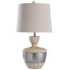 Haverhill 31 in. Light Tan, Silver Table Lamp by StyleCraft