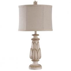 31 in. Mackinaw Table Lamp with Beige Softback Fabric Shade by StyleCraft