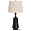 Metal 34 in. Oil Rubbed Bronze Metal Base Bedside Lamp by StyleCraft