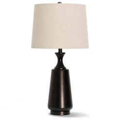 Metal 34 in. Oil Rubbed Bronze Metal Base Bedside Lamp by StyleCraft