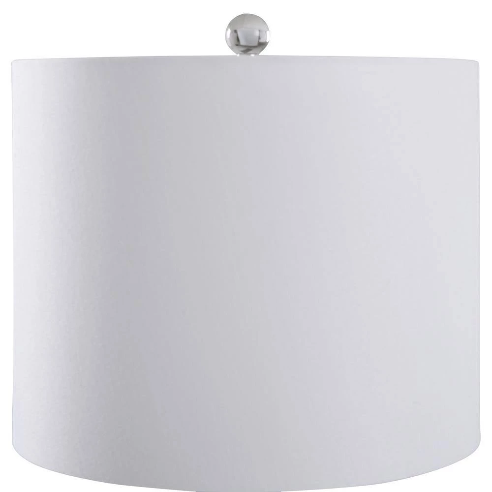 Textured 24 in. Smoke Gray Bedside Lamp by StyleCraft 5 Textured 24 in. Smoke Gray Bedside Lamp by StyleCraft - Image 3