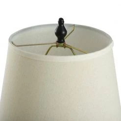 28.5 in. Dark Bronze/Gold Highlight Table Lamps with White Hardback Fabric Shades (Set of 2) by StyleCraft -StyleCraft Shop stylecraft lamp sets l31357ds 44 1000