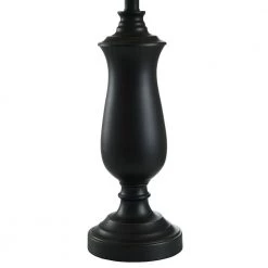 28.5 in. Dark Bronze/Gold Highlight Table Lamps with White Hardback Fabric Shades (Set of 2) by StyleCraft -StyleCraft Shop stylecraft lamp sets l31357ds 4f 1000