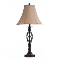 61 in. Barclay Brass Lamp Set (3-Piece) by StyleCraft -StyleCraft Shop stylecraft lamp sets l81008ds 76 1000