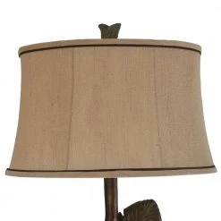 33.5 in. Wentworth Bronze and Gray Table Lamp with Beige Softback Fabric Shade by StyleCraft -StyleCraft Shop wentworth bronze and gray stylecraft table lamps l37203ds 1f 1000