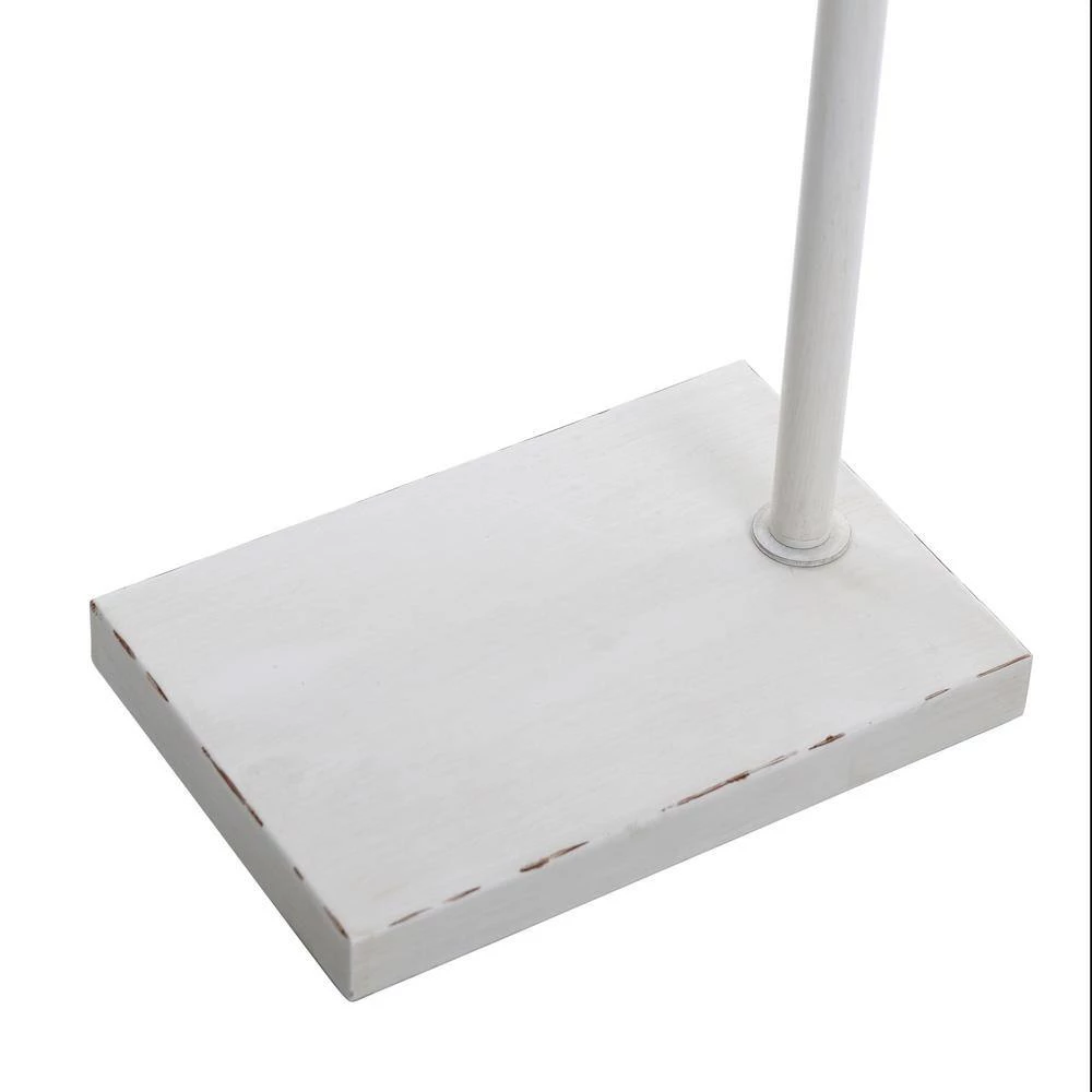 Monterey 63 in. White Floor Lamp with Shepard Pole LED by StyleCraft 6 Monterey 63 in. White Floor Lamp with Shepard Pole LED by StyleCraft - Image 4