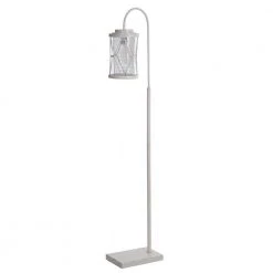 Monterey 63 in. White Floor Lamp with Shepard Pole LED by StyleCraft