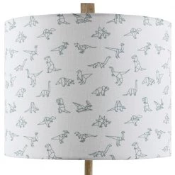26.5 in. T-Rex Dinosaur White Table Lamp by StyleCraft -StyleCraft Shop white taupe stylecraft table lamps l27244ds 4f 1000