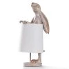 Malta 23 in. White Washed Light Copper Rabbit Traditional Lamp by StyleCraft