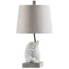 Happy Hedgehog 21.5 in. White, White Wash, Gray Accent Table Lamp by StyleCraft -StyleCraft Shop white white wash gray stylecraft table lamps l27168ds 64 1000