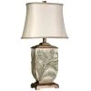 27.5 in. White Embossed Foliage Table Lamp with Ivory Fabric Shade by StyleCraft 1 27.5 in. White Embossed Foliage Table Lamp with Ivory Fabric Shade by StyleCraft -StyleCraft Shop white with brass accents stylecraft table lamps l31612ds 64 1000